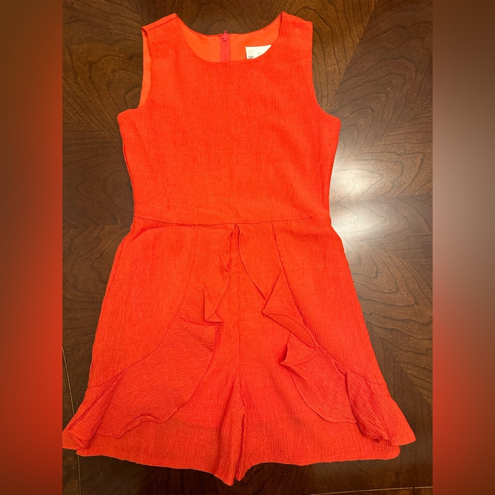 Rare Editions Orange Romper